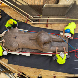 Penn Museum’s Sphinx Move